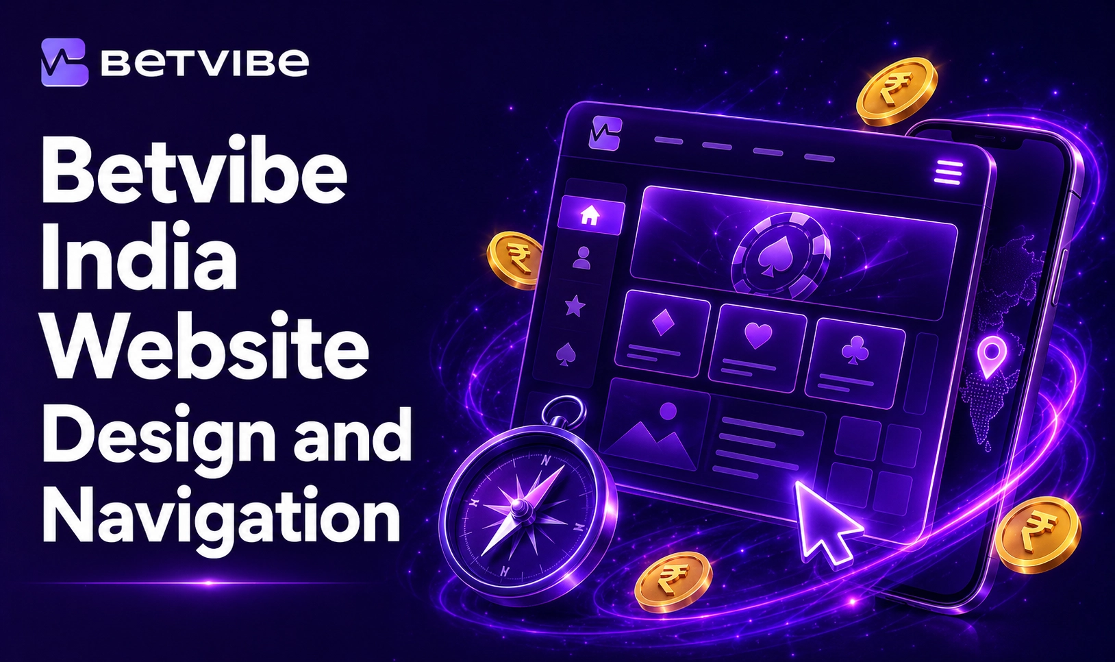 Betvibe India website layout with simple navigation for new players
