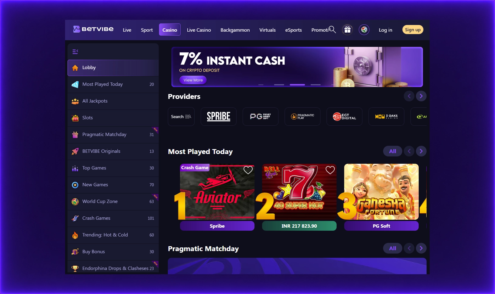Join Betvibe via website or mobile